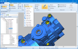 3D display of STL, STEP files